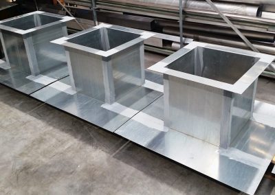 galvanised soaker upstands