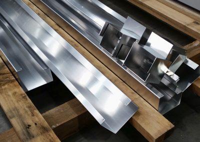 Aluminium gutters and joiners